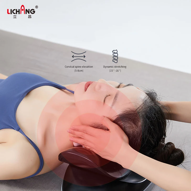 Airbag Cervical Traction Pillow Massage Device Neck And Shoulder Relaxer Massager For TMJ Pain Relief Cervical Spine Alignment