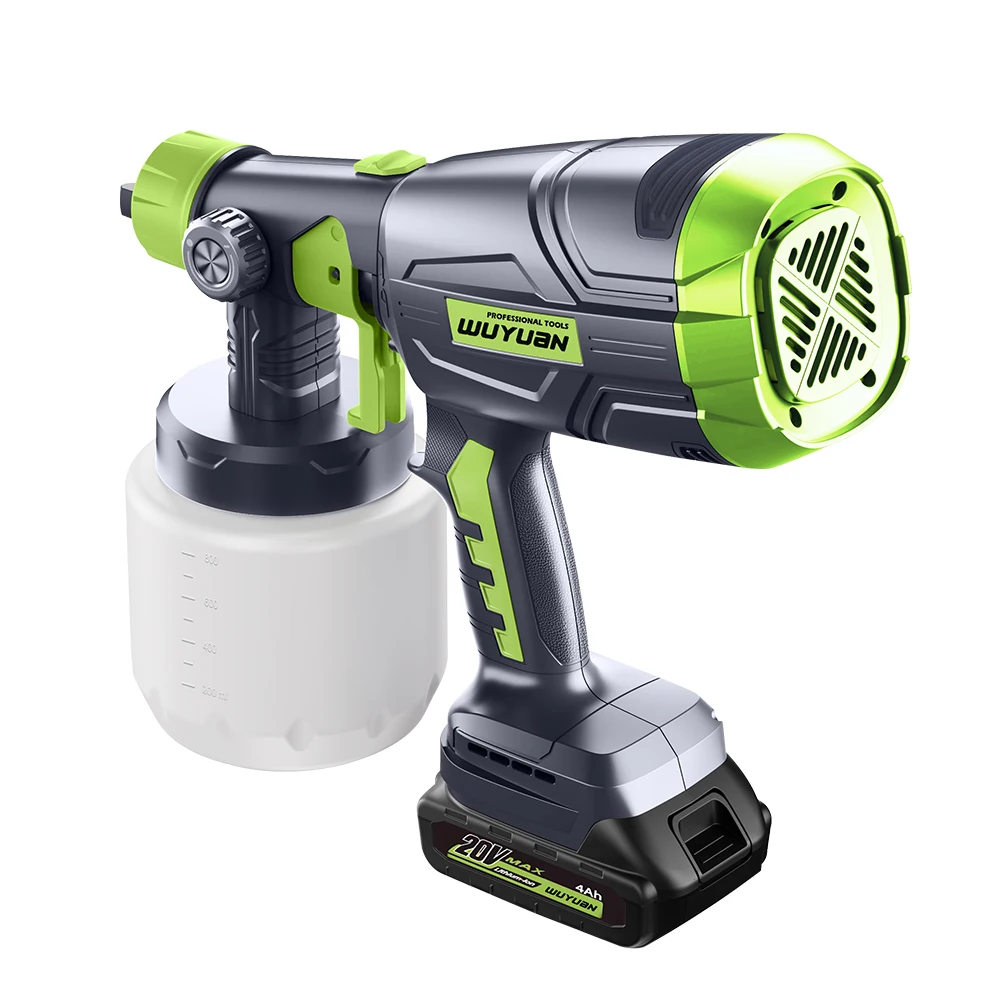 WUYUAN New Design Electrostatic Spray Guns Portable Cordless Power Paint Spray Gun