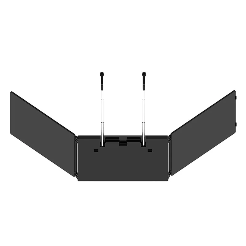 tri fold mirror Wall Mounted   hot selling China factory full length tri-folding mirror For Hair Cutting Self Haircut