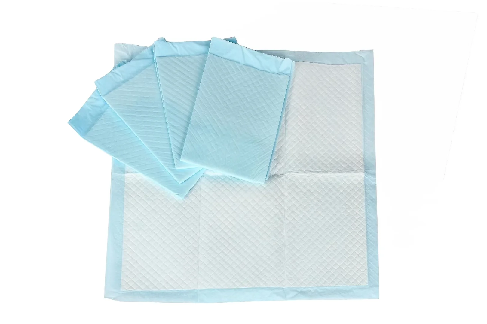 Free Sample Nursing Pads Blue Film Urine Pad Nursing Pads Absorbent For Urine 60*60