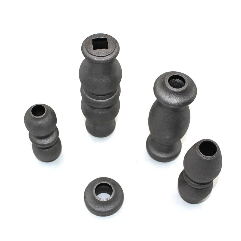 Уличные декоративные кованые железные шпильки воротник ворота забор