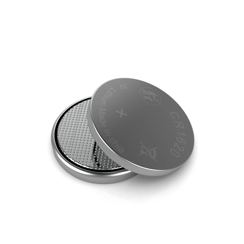 High Capacity Round Button Coin Cell Cr1620 3.0v 70mah Lithium Battery For Luminous Toy Remote Control Car