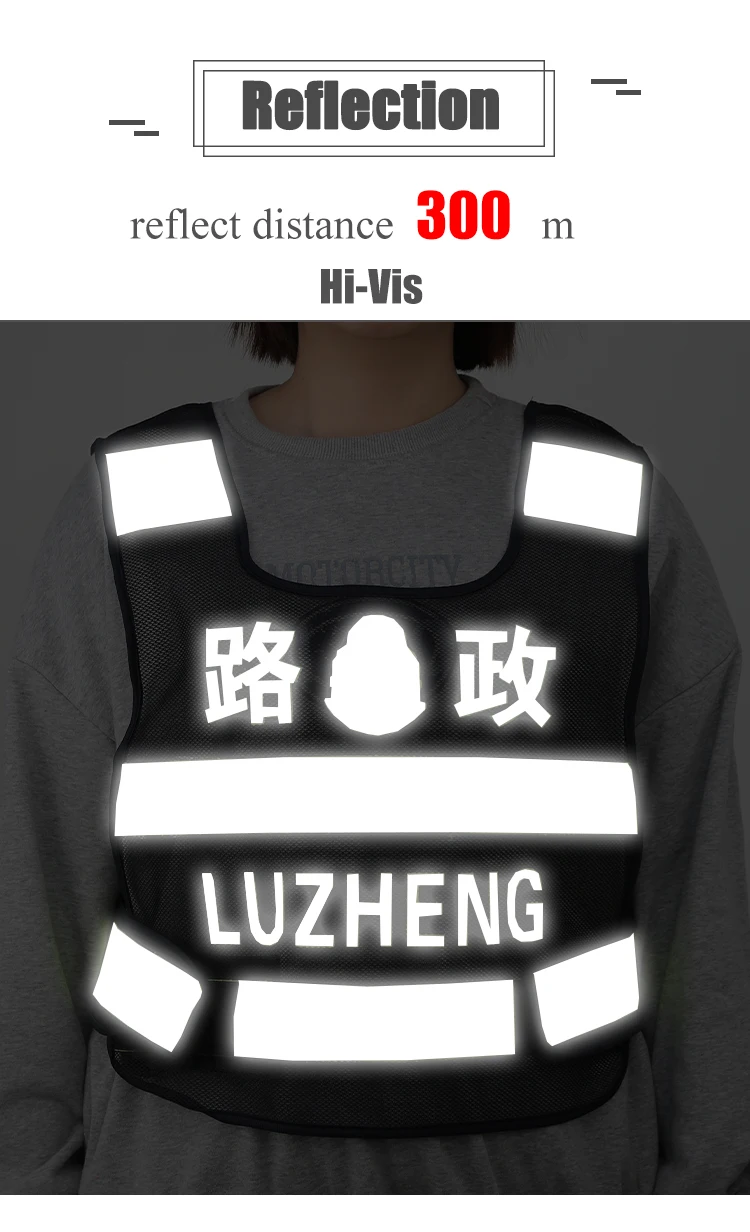Professional High Quality Reflective Vest Jacket Green Traffic Vests Reflective Vest safety jacket For custom logo