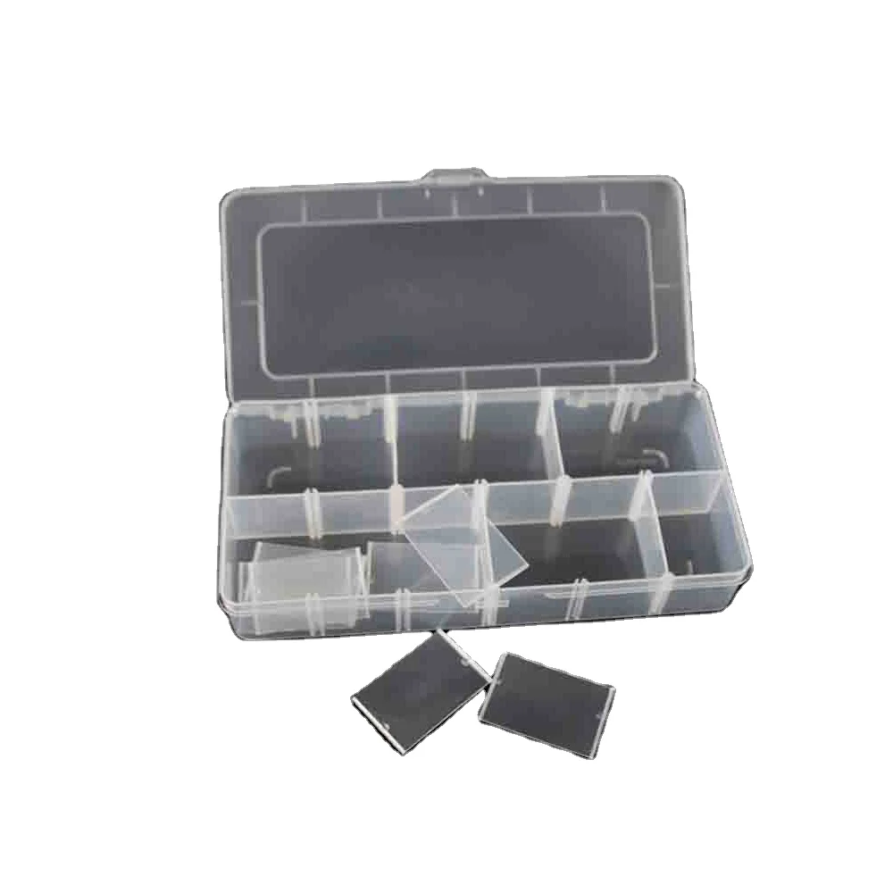 12 Grids Plastic Compartment Container Bead Storage Organizer Box with Adjustable Removable Dividers for Jewelry Craft Tackle