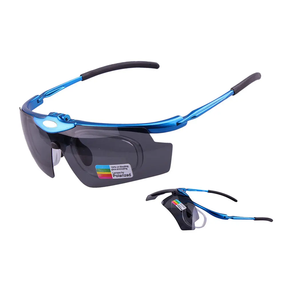 3 interchangeable lens windproof anti scratch flip up mountaineering sunglasses