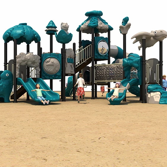 Residential Community Public Recreation Equipment Playground Kids Outdoor Plastic Slide Playground Outdoor Equipment