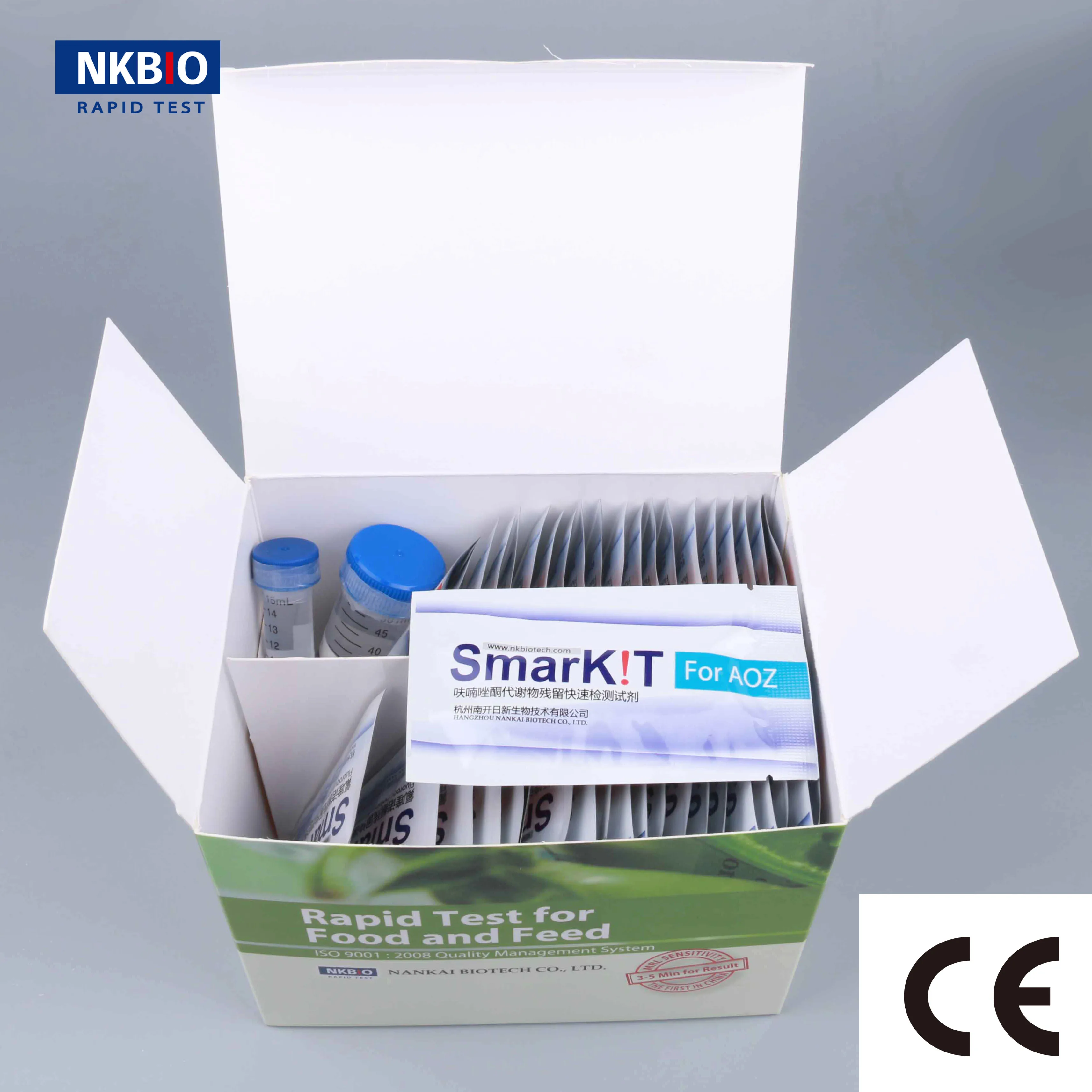 Nitrofuran (AOZ) Antibiotic residues rapid test in aquaculture