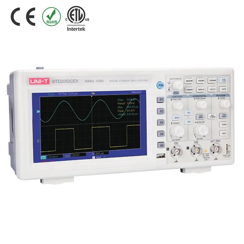 The New Interface Style DSO Menu Available Digital Storage Oscilloscope