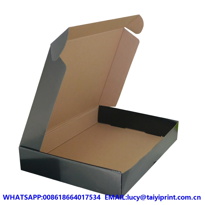 
Custom printed t-shirt jumbo kraft easy-fold box mailers 