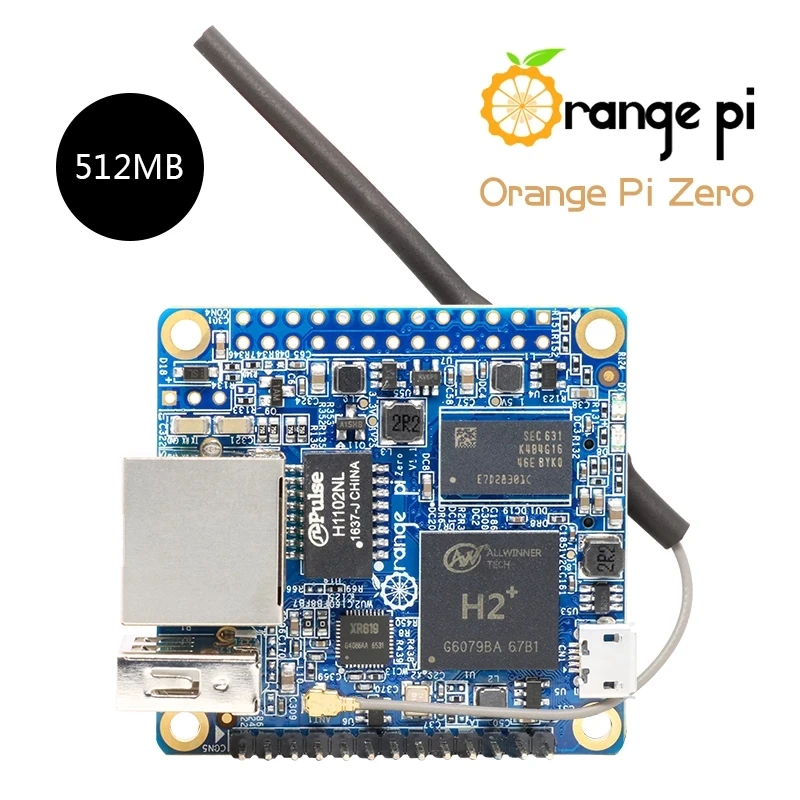 Orange Pi Zero 512MB H2 + четырехъядерный мини-плата с открытым исходным кодом
