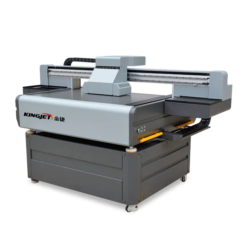 Automatic 90*60cm KJ-9060UV Digital Led UV Flatbed Printer for Printing PVC /Acrylic/Ceramic