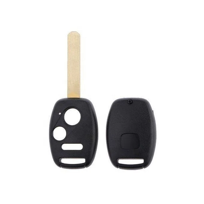 Remote Key Fob Shell + Uncut Blade 4 Button For H-onda Accord Civic