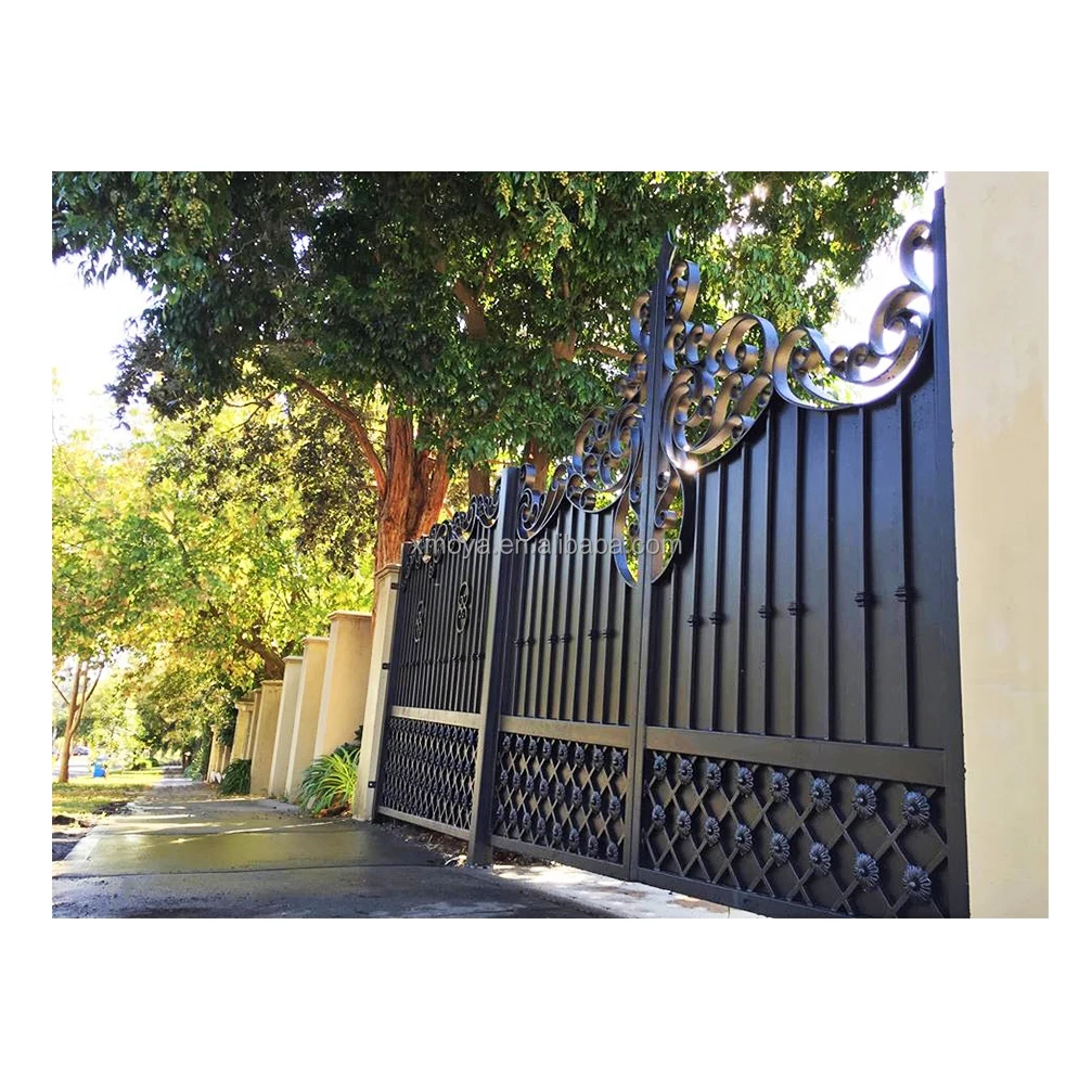 Driveway Gate Gate Grill Automatic Iron Wrought Iron Simple Designs Indian Minimalist Swing School Graphic Design 5 Years CN;FUJ