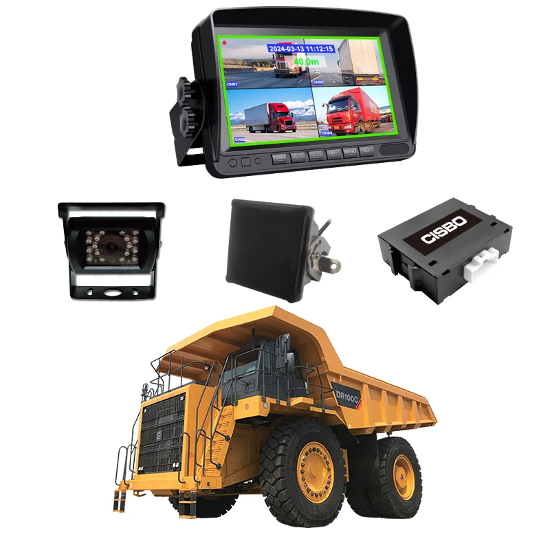 rear sensor with camera for truck pwas system radar proximity warning alert system