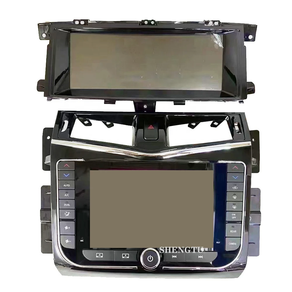 New product Audio Stereo android car radio dvd player 12.3 inch+8 inch 12.3For Nissan Patrol Y62 Infiniti Qx80 2010 - 2020