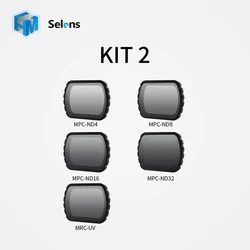 Selens Magnetic Lens Filters for DJI OSMO Pocket ND/PL/CPL/UV Filters Kit 2