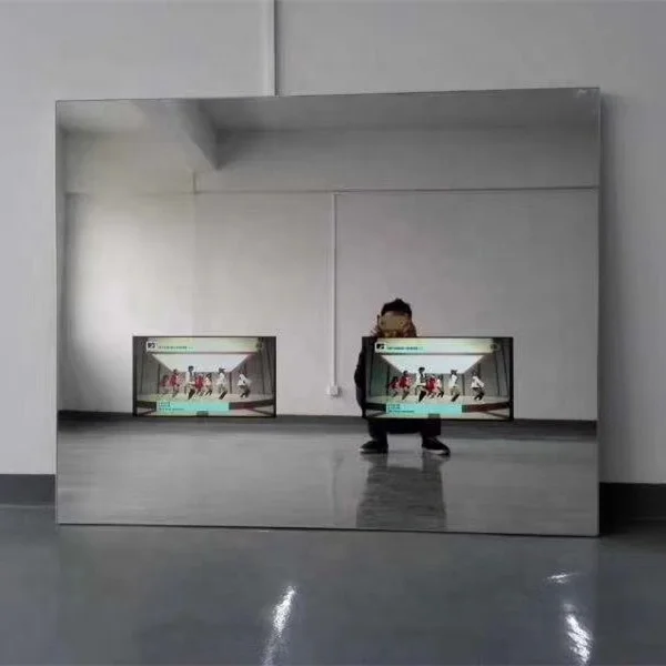 Custom  Nonconductive Smart mirror Touchscreen sheet glass for LCD LED Display