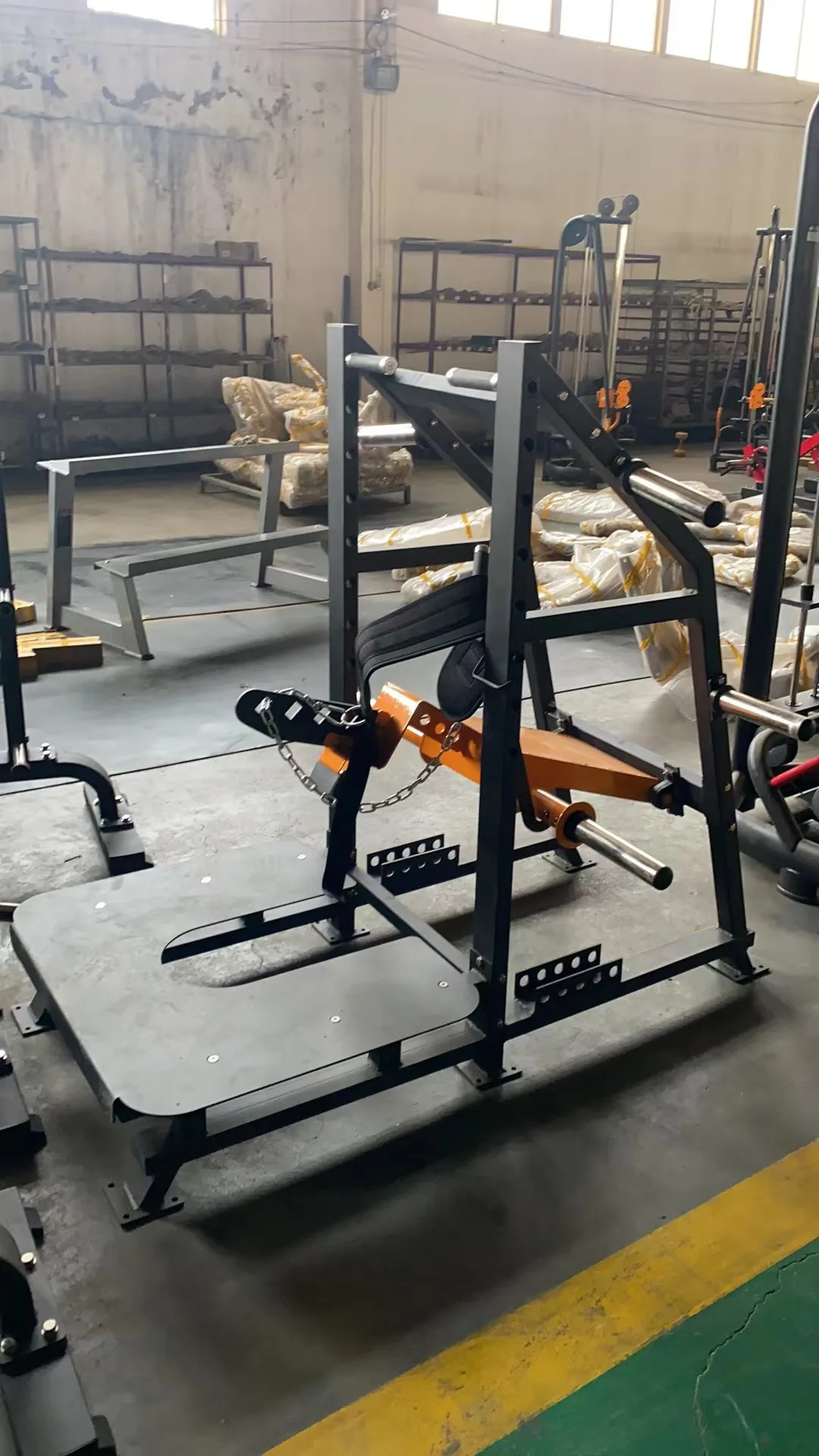 Professional Gym Fitness Equipment ASJ-XM47  Belt Squat Rack Plate loaded Bodybuilding training