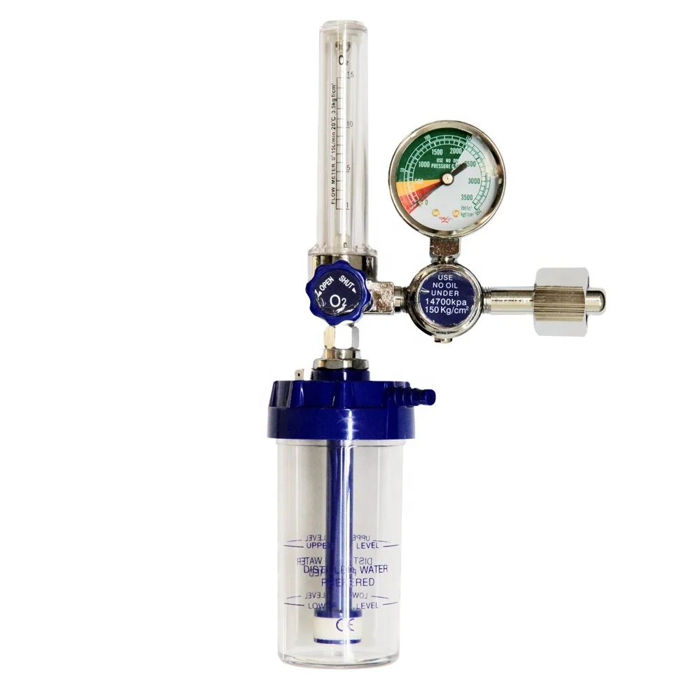 Zenva Hospital Gas Supply Oxygen Flow Meter Nitrogen Gas Flow Meter For Clinic