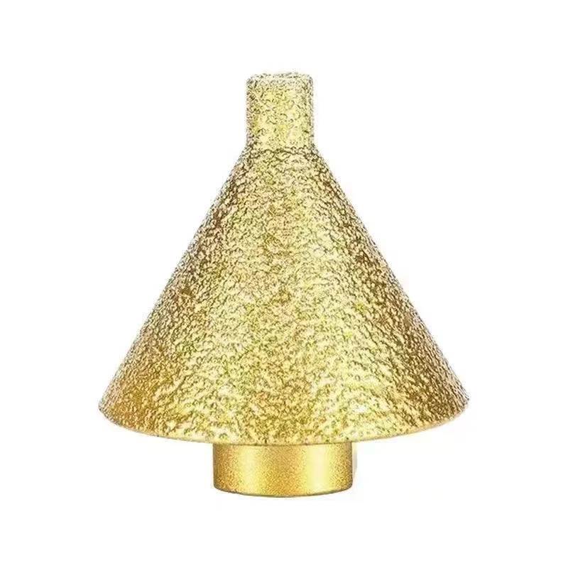 Diamond cone bevel grinding head chamfering device quartz stone reamer