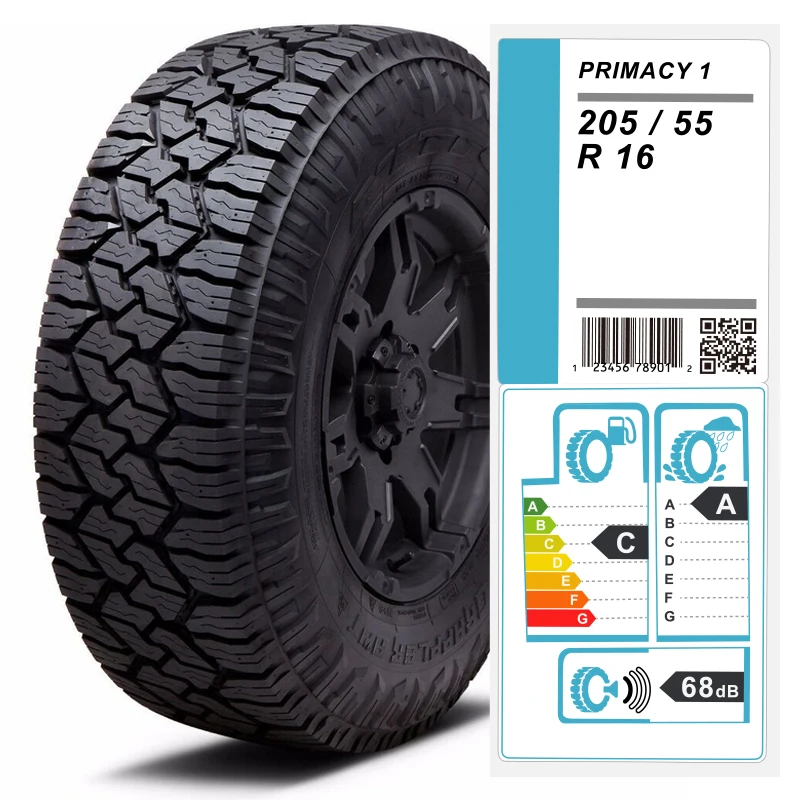 Jinya high quality Pet Tire Labels Self Adhesive Rubber Tyre Label PET packing label