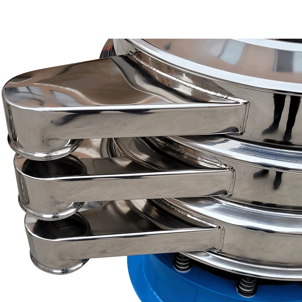 Palm oil liquid filtration round rotary vibro separator