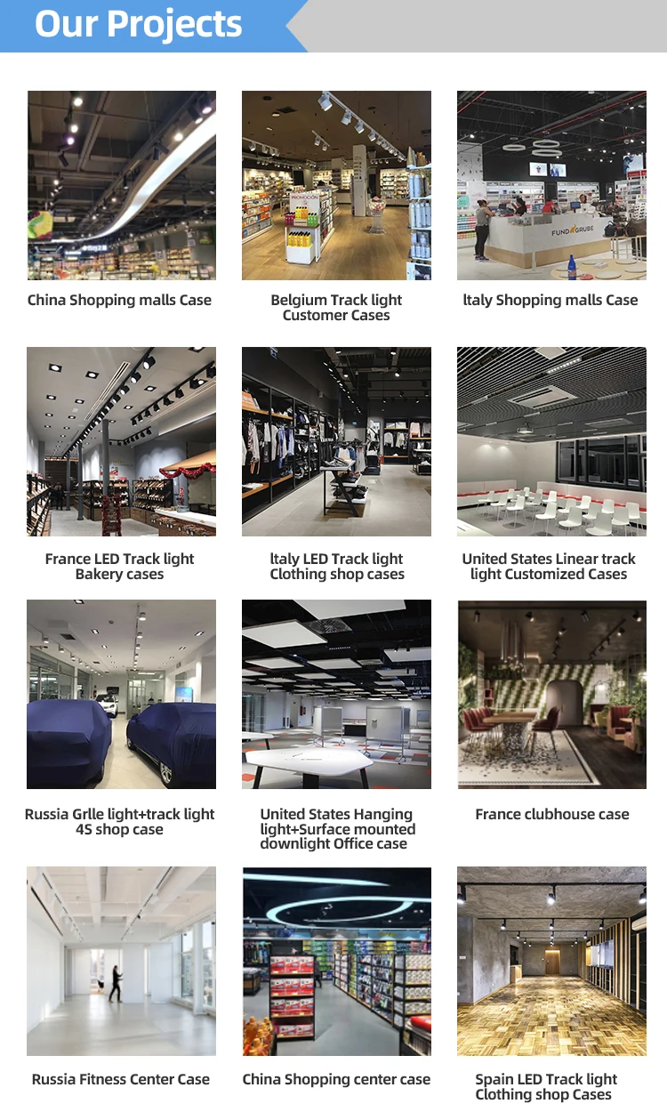 RONSE Luces Led Shop Lights 5 Inch 6 Inch 8 Inch Ceiling Led Downlight Spotlight 20w 30w 40w 60w Led Down Lights Lighting