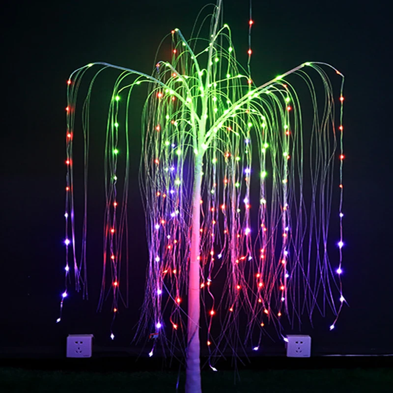 Web celebrity hot style  Beautiful 1.2/1.5/1.8m willow tree light for Various scene decorations