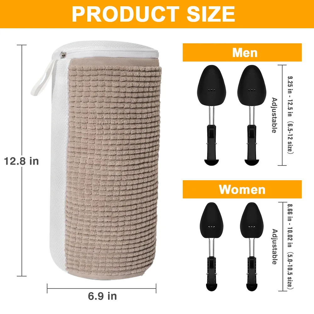 360 Wrap-Around Adjustable Shoe Washing Cleaner Bag Laundry wash Bag for washing machine