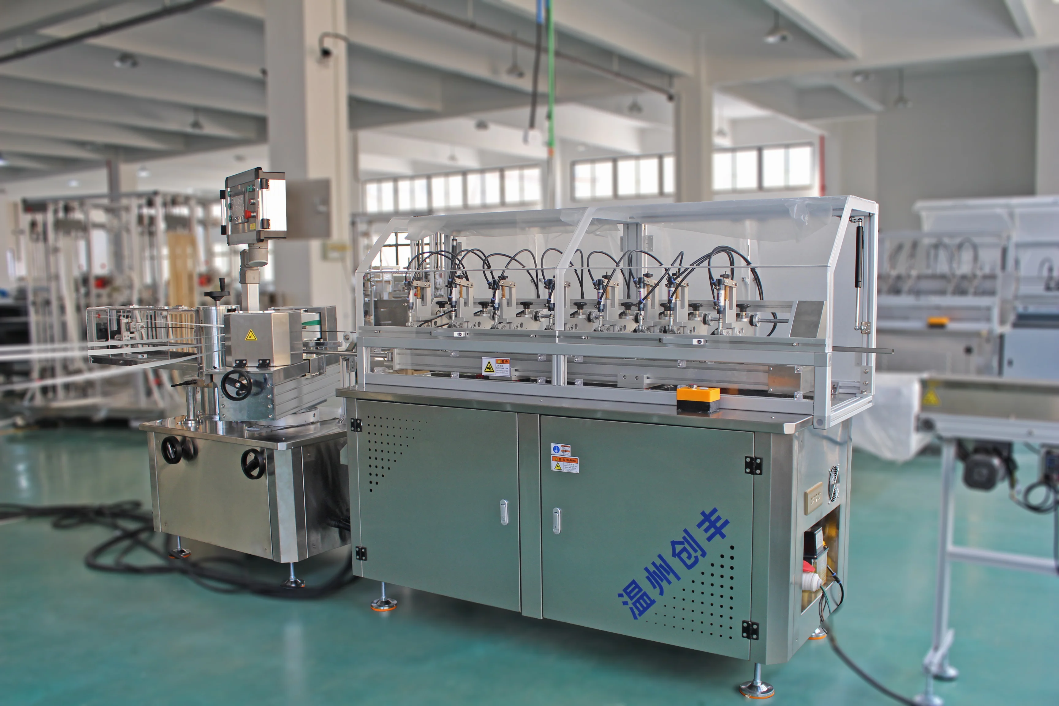 100 meters per min. 10 Cutters Paper Drinking Straw Making Machine Auto Paper Connecting Spraying Glue