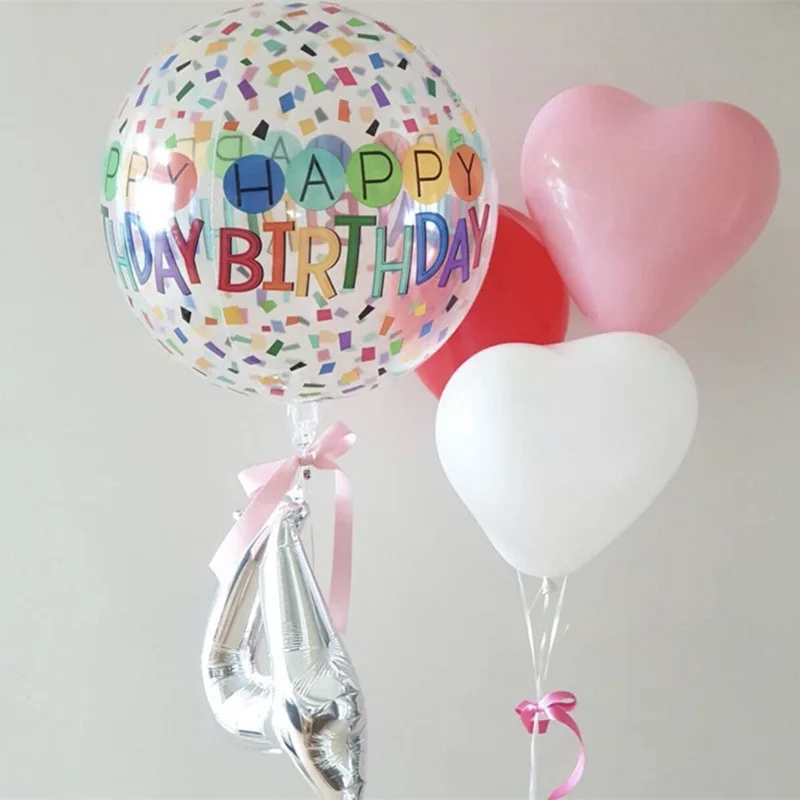 Wholesale Bobo Ballon 18/20/24/32 Inches Light LED Balloon  For Party Decoration