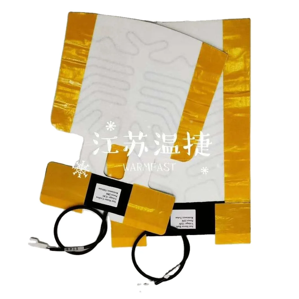 12V Universal Car Seat Heater Kit Car Inside Electric Heating Pad Comfortable Warm Fast