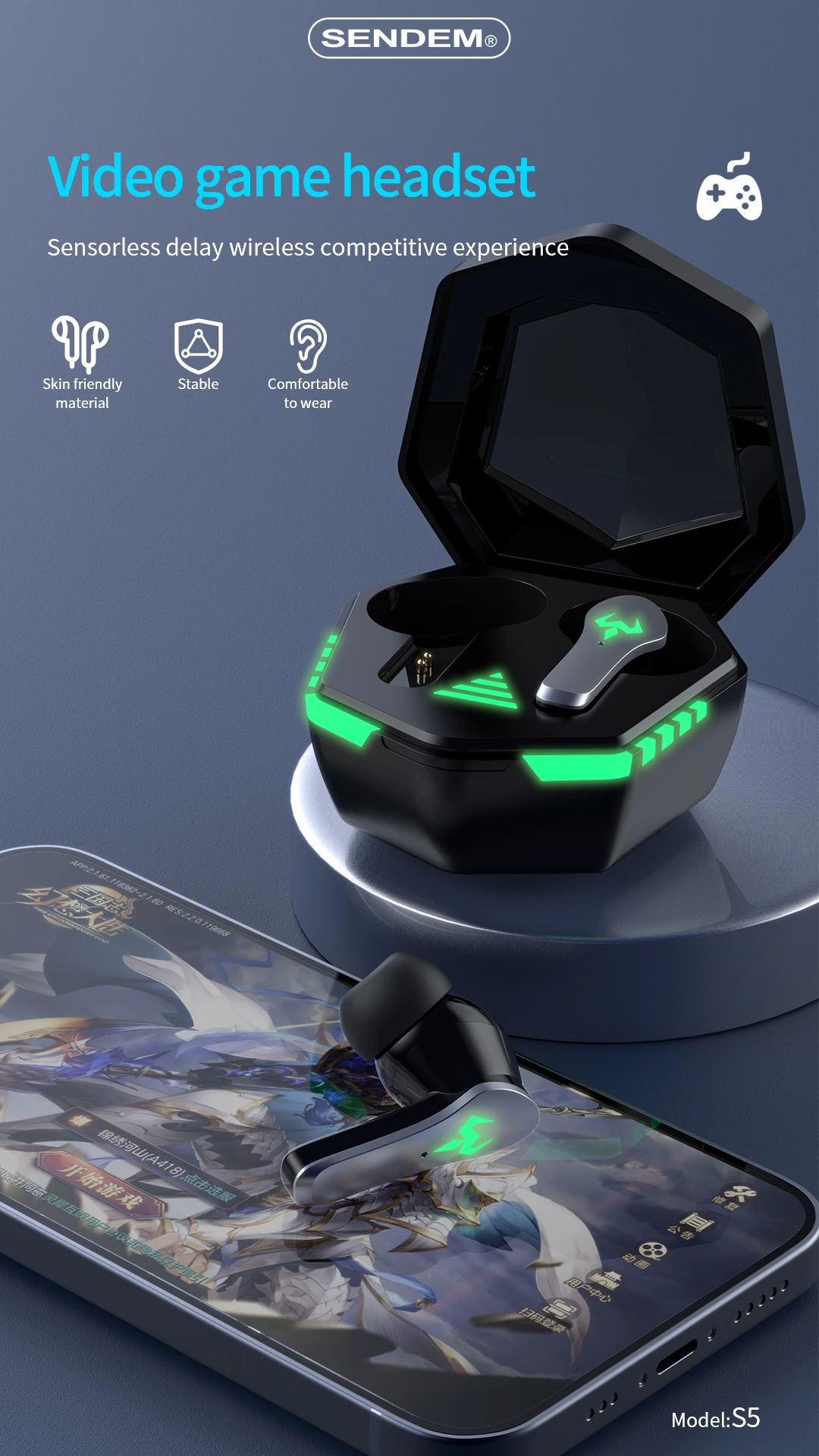 G11 Teen Boy Z390 Pro Keyboard Mouse Combo Sports Detachable Microphone Md158 Tws Wireless Earphone 5.8Ghz Gaming Headset