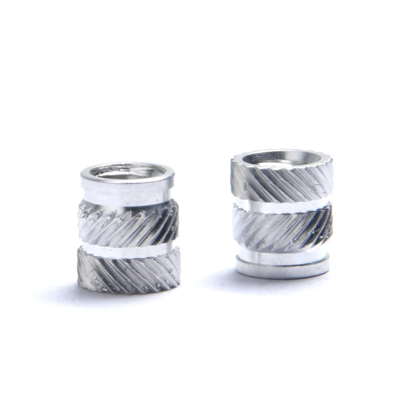 QT Series Hot melt embedding stainless steel knurled threaded insert bolt and solder nut metric imperial system hot pressed nuts