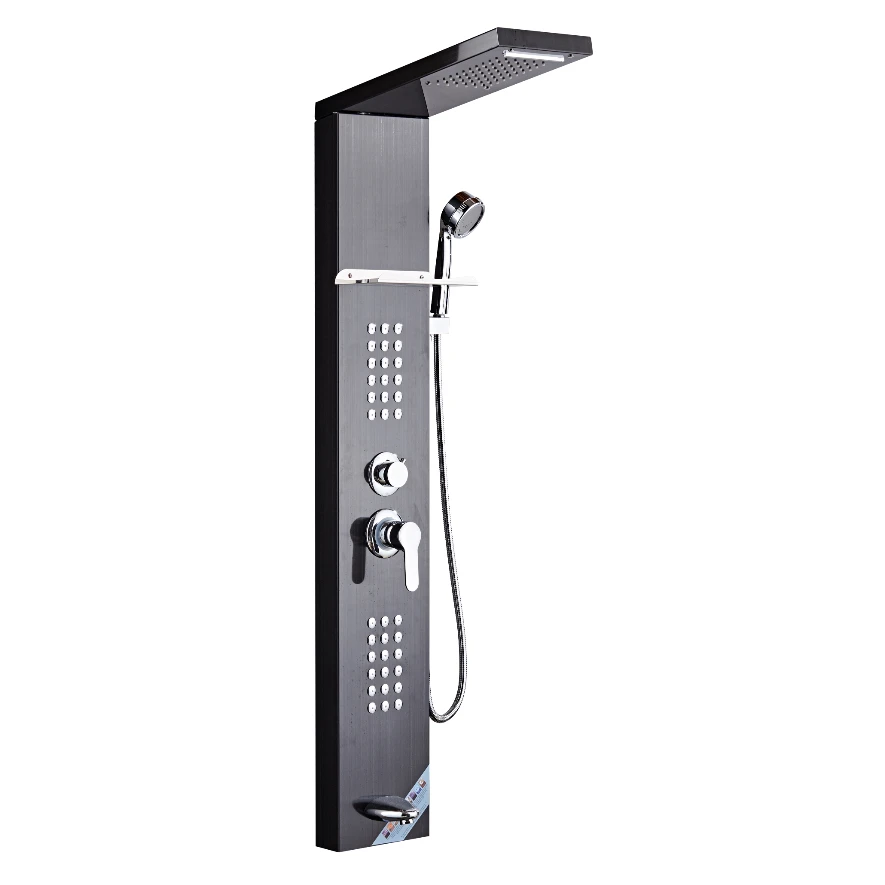 Hot Sale  Bathroom Shower Faucet CHR OEM Ceramic Style Brass Lead Surface Plate Solid Chrome Handle Feature Material