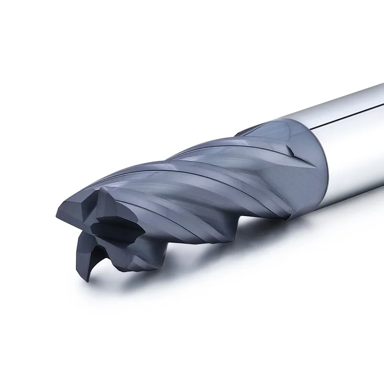 1/2/3/4 Flute Endmill Cnc Cutting Tools Flat Milling Cutter Solid Carbide End Mill