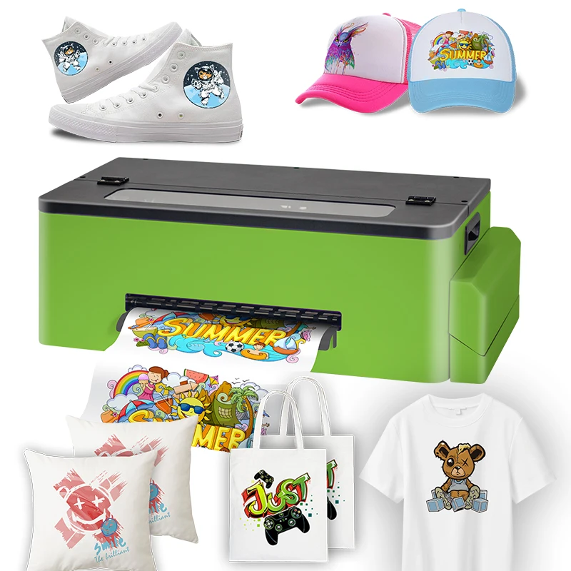 Dtf a3 печать auplex l805/1390 dtf принтер t рубашка ПЭТ пленочный принтер струйный с термопресс