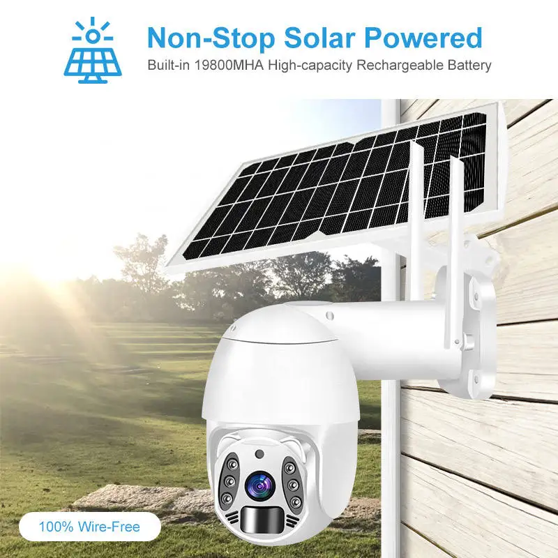 Hot Selling 1080P CCTV Camera Night Vision Remote Viewing Waterproof WIFI 4G Solar Monitoring