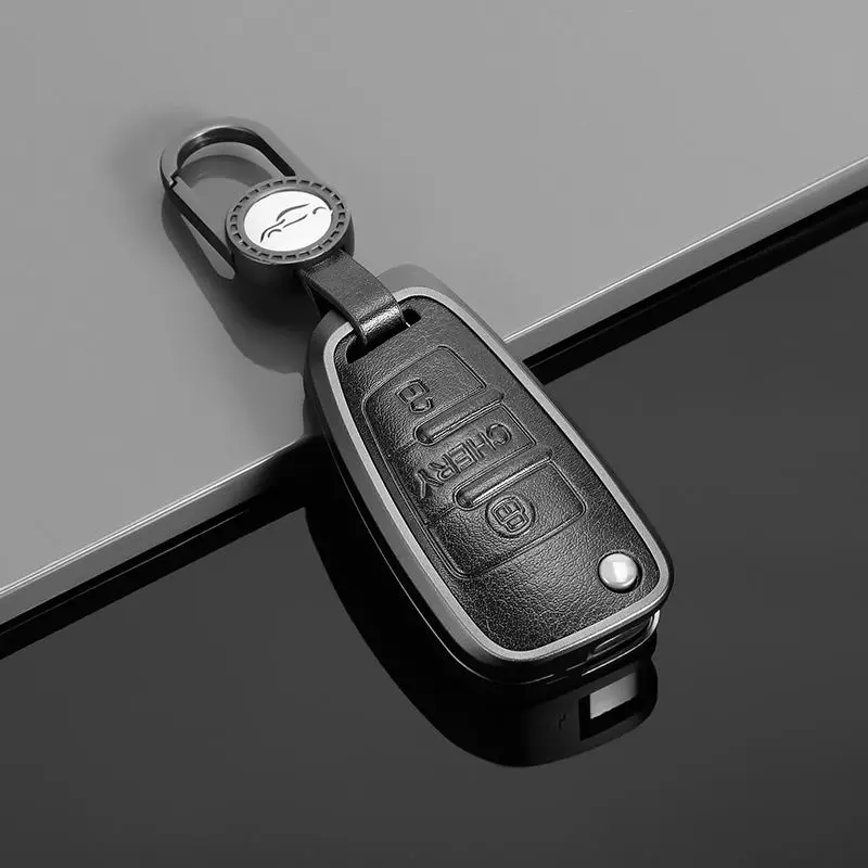 A1 2023 пользовательский брелок с логотипом из алюминиевого сплава чехол для ключей Chery ARRIZO 7 E3 E5 A3 A5 Tiggo 2 3 5 X Fulwin Eastar