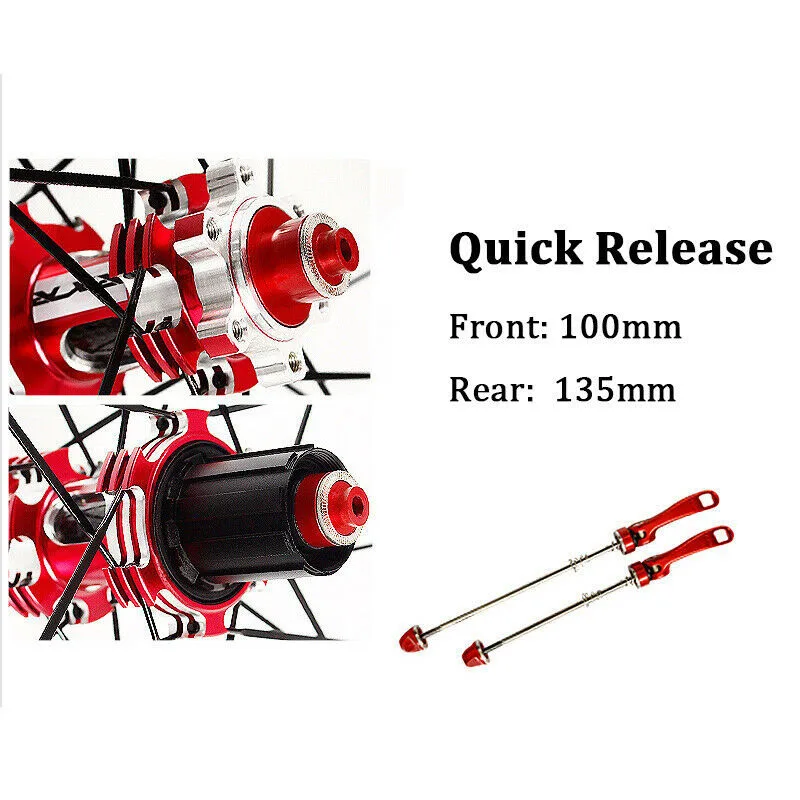 OEM/ODM BUCKLOS Ruedas De Bicicleta 26 27.5 29 Inch Mountain Bike MTB Wheelset Aluminum Alloy Bicycle Parts Wheels Set