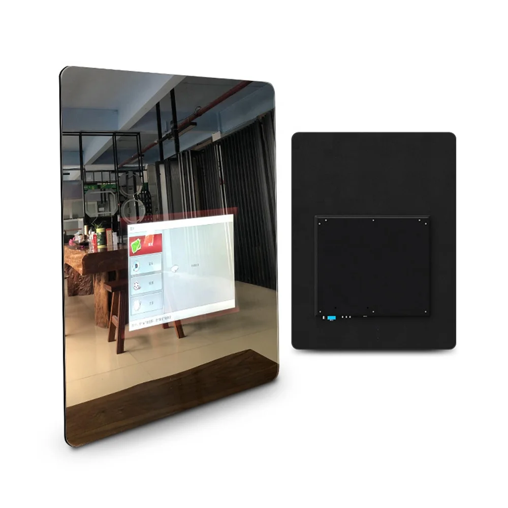 Hot sale LED mirror smart touch sensor wall mirror anti-fog Rectangle bathroom LED Magic mirror