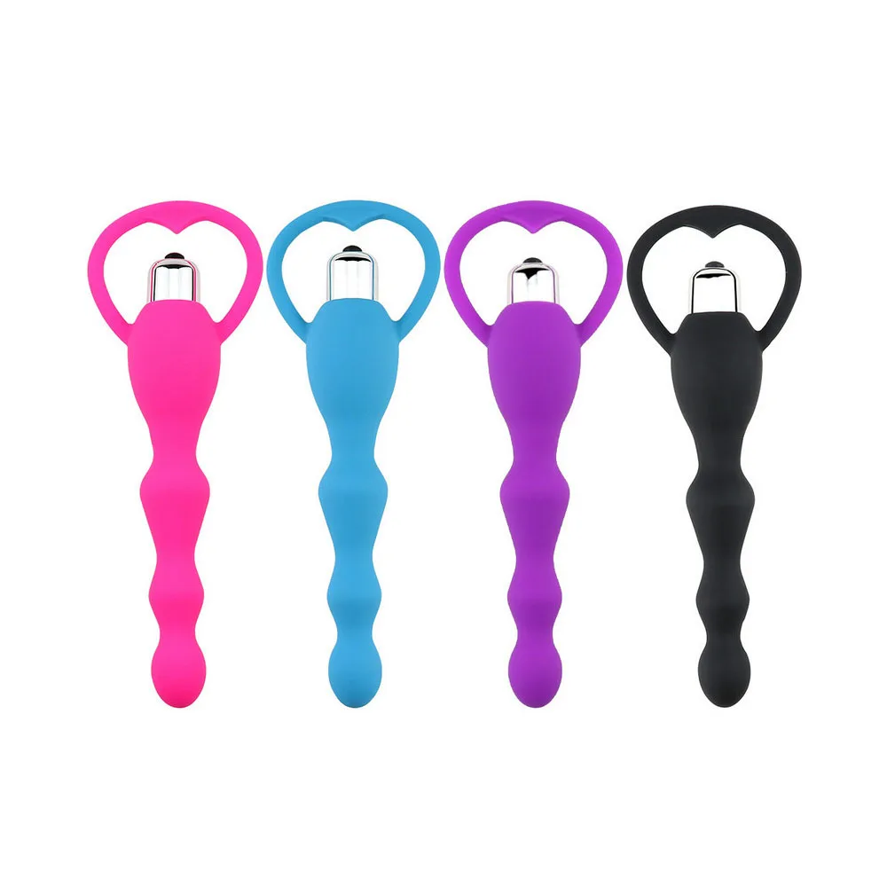 Kovida Electric Anal Plug Posterior Pull Bead Massager G-point Vibrator Masturbator Adult Anal Toys Vibrating Butt Plug