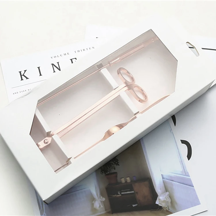 Private Label Candle Accessory Set Tools Trimmers Rose Gold Wick Trimmer Wholesale