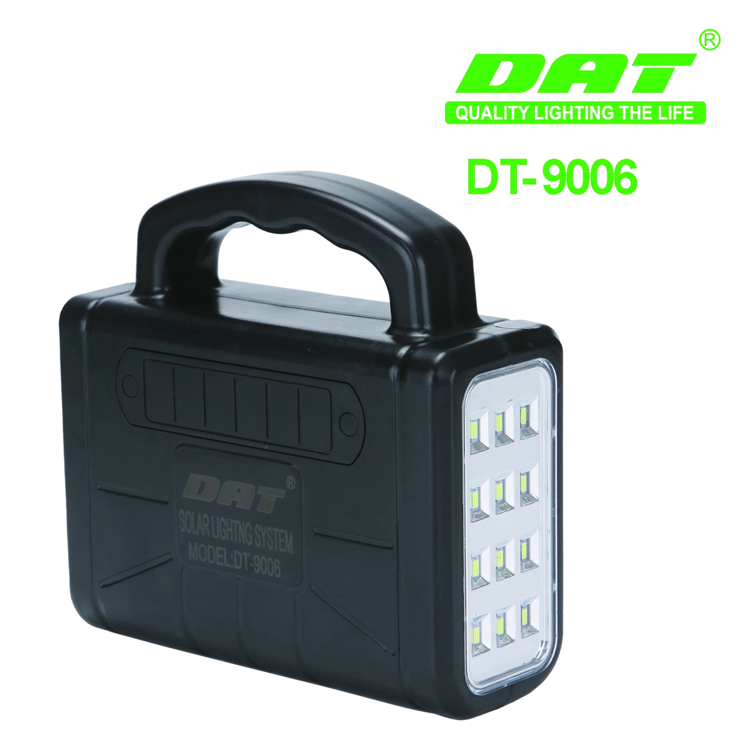 DT-9006  DAT solar energy system kits  home solar lighting system with three bulbs solar power bank