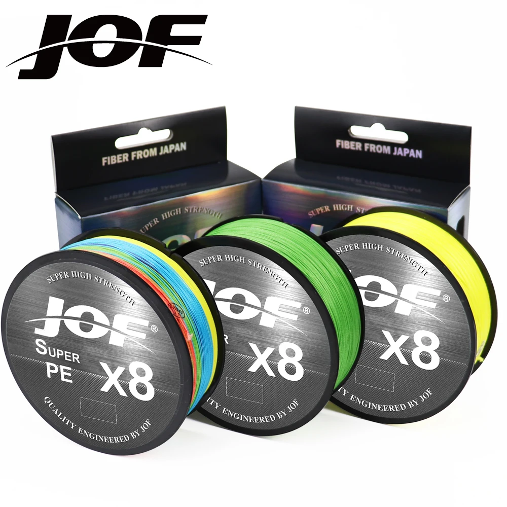  JOF 8 плетеная рыболовная леска из ПЭ 150 м pe