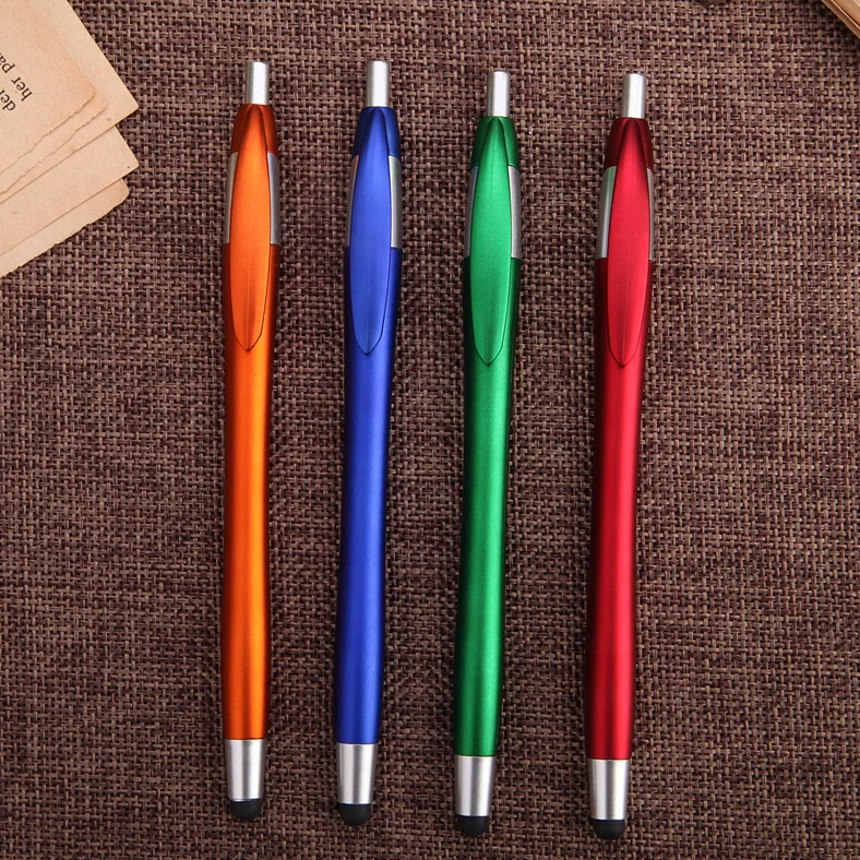 HYF New product 2024 Hot Selling Touch Screen Gourd Ballpoint Pen Plastic Multi-functional Touchable Custom Logo Ball pen