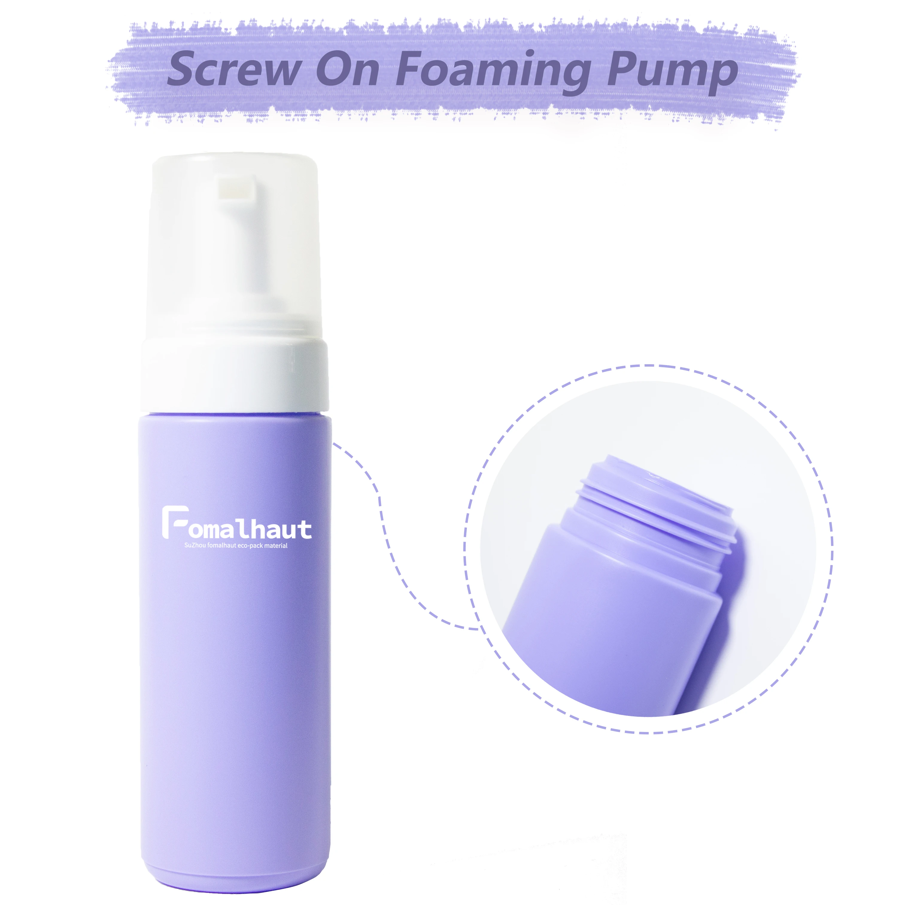 Manufacturer empty 200ml foam bottles cosmetic plastic facial lash matte colorful foam pump bottles