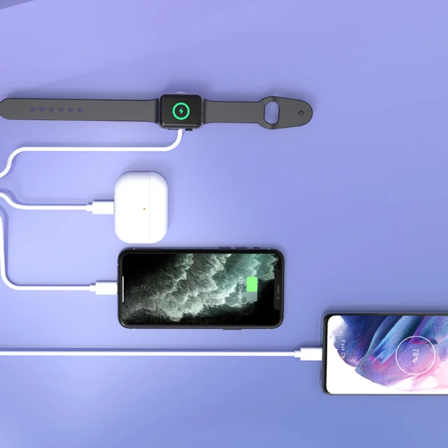 Qi Wireless Magnet Charger 5 In 1 Multi Fast 15w Magnetic Stand Dock For Iphone