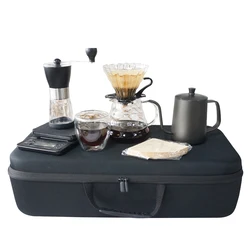 V60 новый дизайн кемпинг кофейный дорожный мешок капельный набор наполнитель 1 л чайник Портативный с фильтром Чайник стеклянная