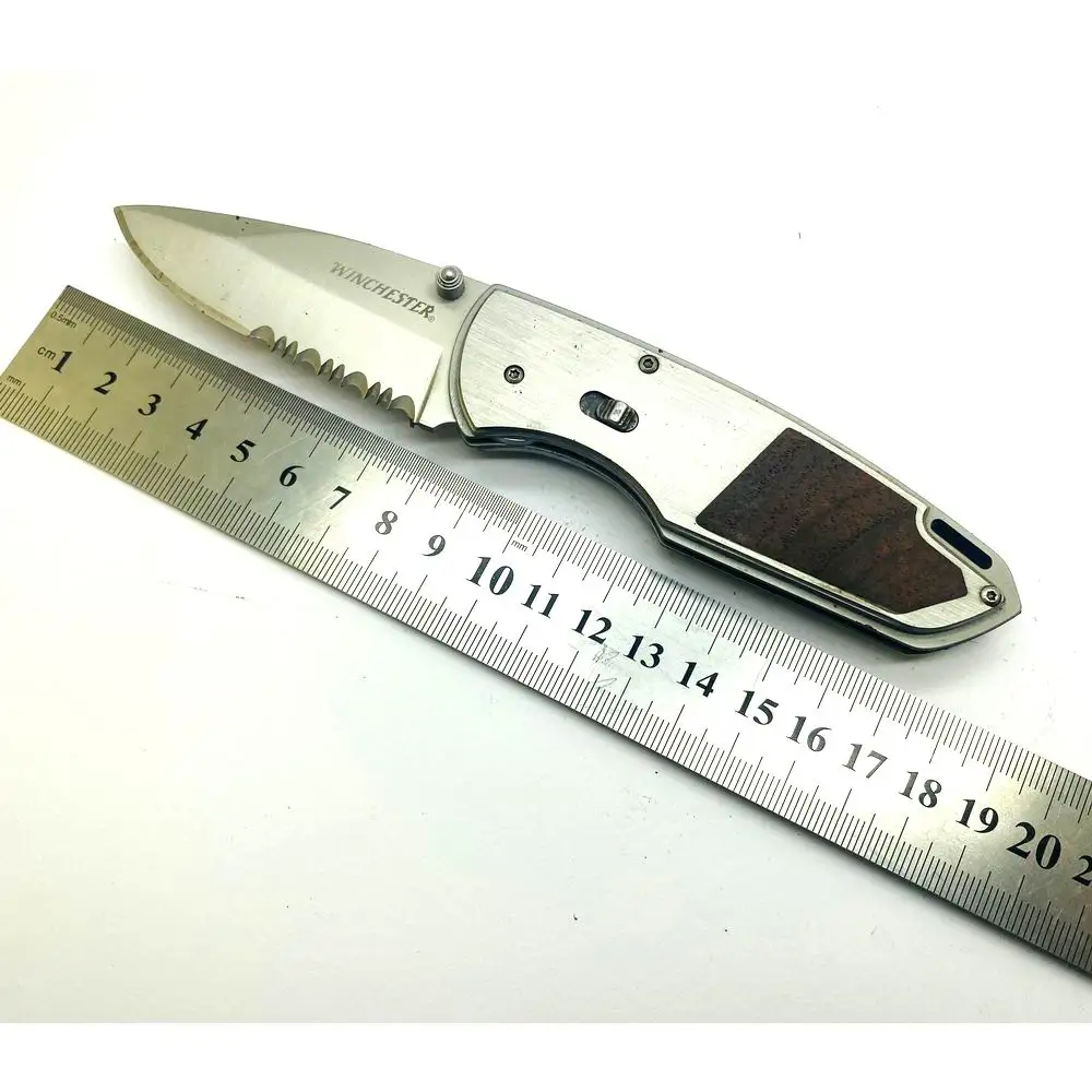 stainless steel material type outdoor camping survival utility folding diamond blade pocket knife